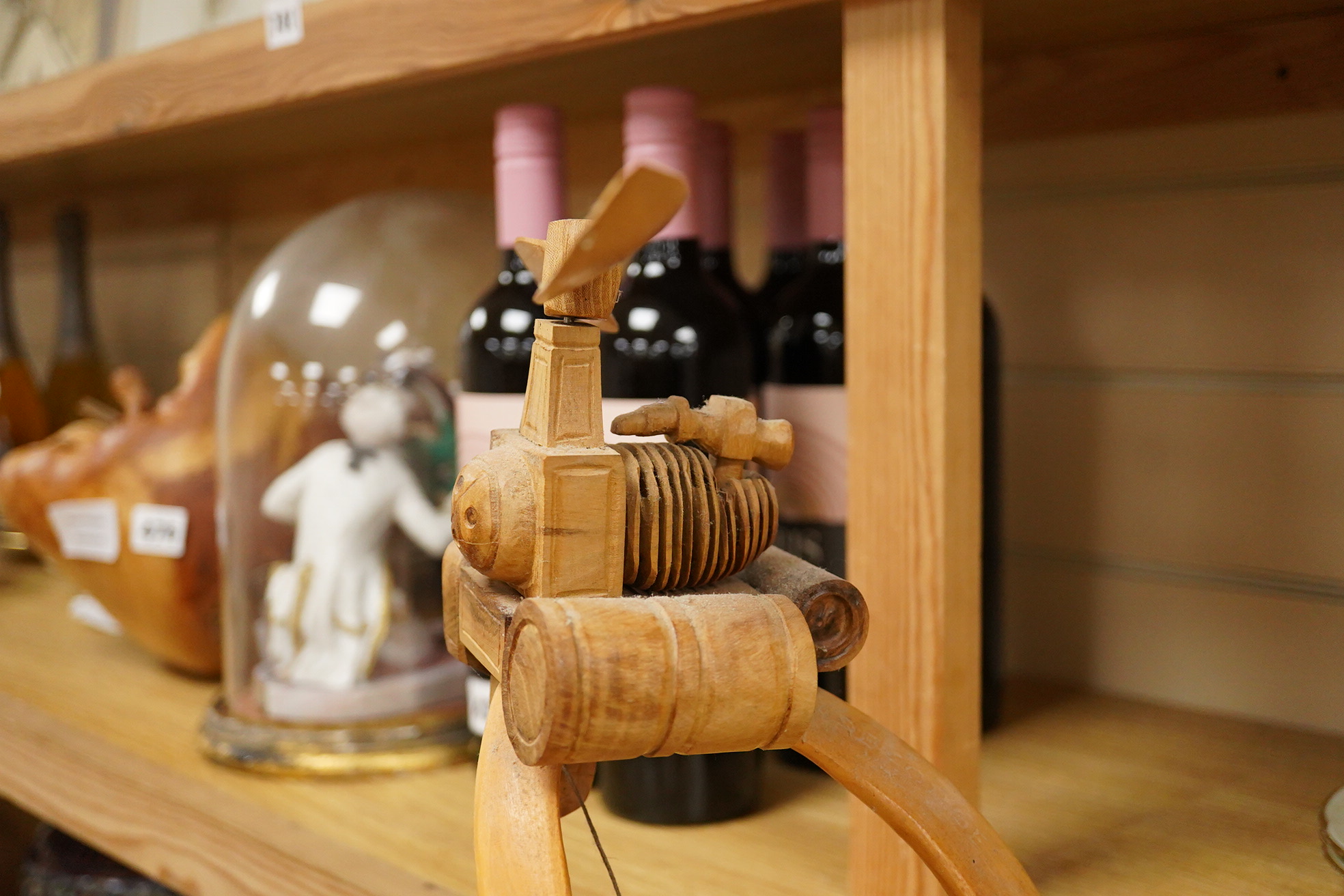 Pierre Decorse (b.1953), a mobile, naturalistically modelled with a seated frog like creature to the centre, 70cm high